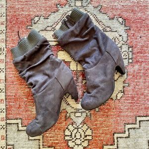 80’s vintage boots. Soft “faux suede”